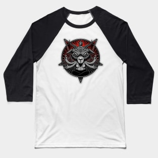 Baphomet Ritual V2 Baseball T-Shirt